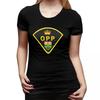 Flash Of Ontario Provincial Police TShirt for Women ONeck Streetwear T Shirts Womens Short Sleeve Summer Clothes Tops