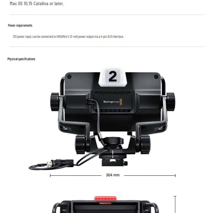 Blackmagic URSA Studio Viewfinder G2 Monitor