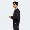 Adidas Спортивный пуловер с круглым вырезом, мужские топы, черный GF4040