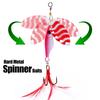 Fishing Lure Spinner Spoon Lure Rotating Metal Sequins Bait Hooks Wobbler Crankbait Fishing Tackle