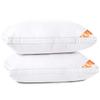AYO Pillow, Hotel-Quality High-Resilience Pillow, Side-Sleeper, Washable, 3D Structure, 43x63cm, White (Length 63cm X Width 43cm X Height 20cm) (Two