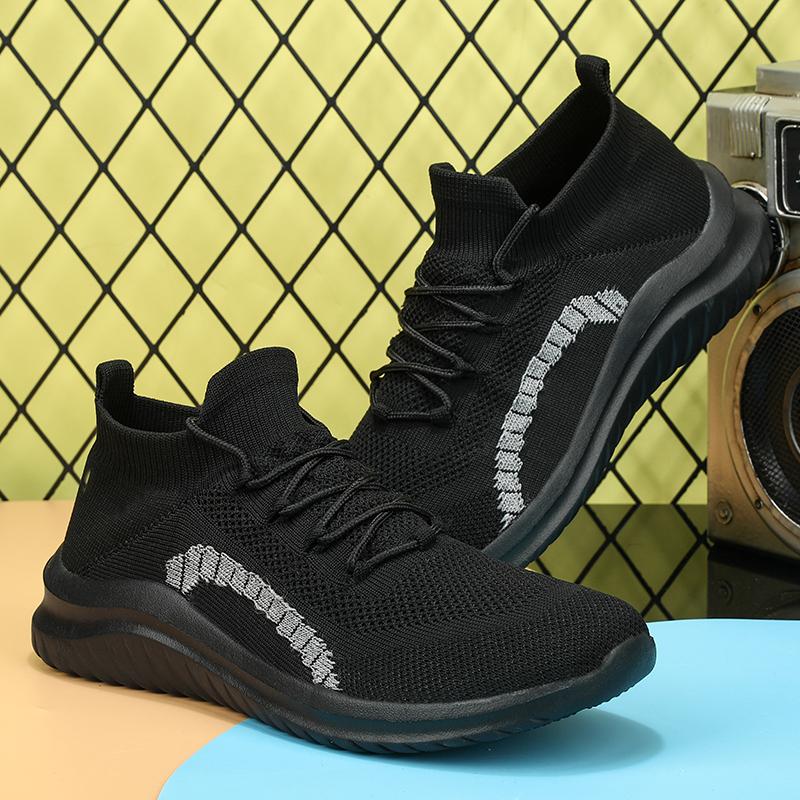 Мода 2024 года Мужская спортивная обувь Мягкие нескользящие мужские кроссовки Дышащие мужские легкие прогулочные туфли Мужская социальная обувь Мужская обувь