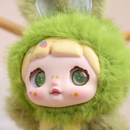 Виниловая кукла плюшевый брелок на ключи фруктовой тематики мягкая игрушка с капюшоном 14 см милый брелок для рюкзака и коллекционная игрушка