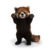 Ubia Red Panda Raising Hand, 8 X 7.5 X 12 Cm, Figurine, Animal, Garden Decoration, Red Panda, H23226