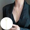 Stainless Steel V-Shaped Long Clavicle Necklace Stainless Steel Chain Jewelry