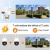 2024 New WIFI IP Camera 8MP 4K Dual-Lens PTZ Camera Human Detect 4MP Security CCTV Camera Night Vision Outdoor Video Surveillance iCSee
