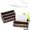 Memo Holder Solid Wood Desktop Business Card Display Stand Wood Business Card Display Stand Office