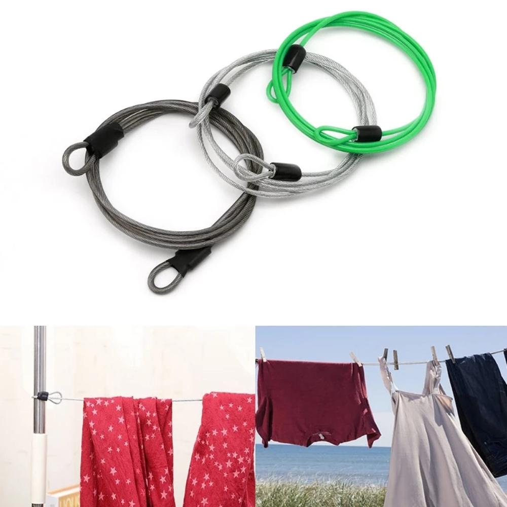 Anti-theft Chain Motorcycles Outdoor lock line Wire Rope Bicycle Lock Braided rope Steel Cable