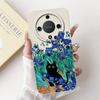 Чехол для Honor X9b ALI-NX1 Ударопрочный Чехол Модный Цветочный Рисунок Мягкий Силиконовый Чехол для Телефона Для Honor Magic 6 Lite ALI-NX3 Coque