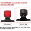 Trailer License Plate Light Holder&Bracket for RV ATV UTV Boat | Adjustable Universal License Plate Mounting Kit with Stainless Steel Screws,
