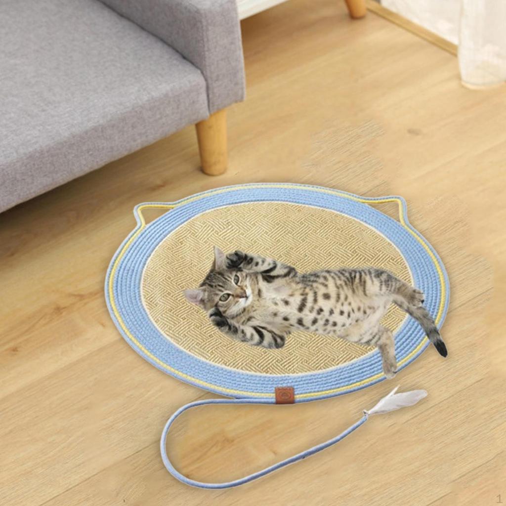 Cat Cooling Pad Mat for Dogs Cats Rattan Portable Products Comfortable Sleeping