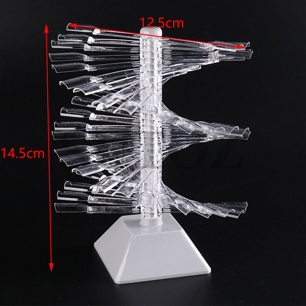 Gel Polish Spiral Shelf Nails Showing Shelf Nail Art False Tips Manicure Shelf Display Stand