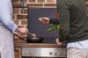 GLASS PROTECTIVE PLATE FOR STOVE 80x52 CHRISTMAS