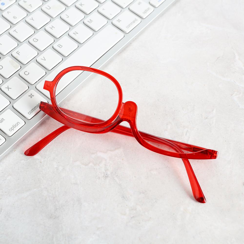 New Single Frame Rotatable Reading Glasses Magnifying Makeup Glasses For Women Presbyopic Eyeglasses For Elder Unisex +100~+400