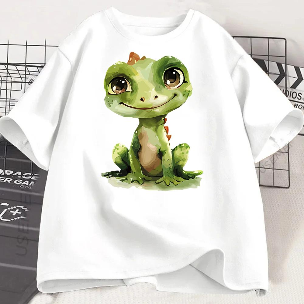 Cartoon Game Cut The Rope Tshirt  Funny Frog Short Sleeve Top Tees O Neck Kids Harajuku Tshirt Top  Harajuku Goth Y2k T Shirts