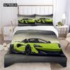 Набор пододеяльников для спортивных автомобилей, размер королевы, крутой гоночный пододеяльник, комплект постельного белья для экстремальных видов спорта для мальчиков, подростков, мужской декор комнаты