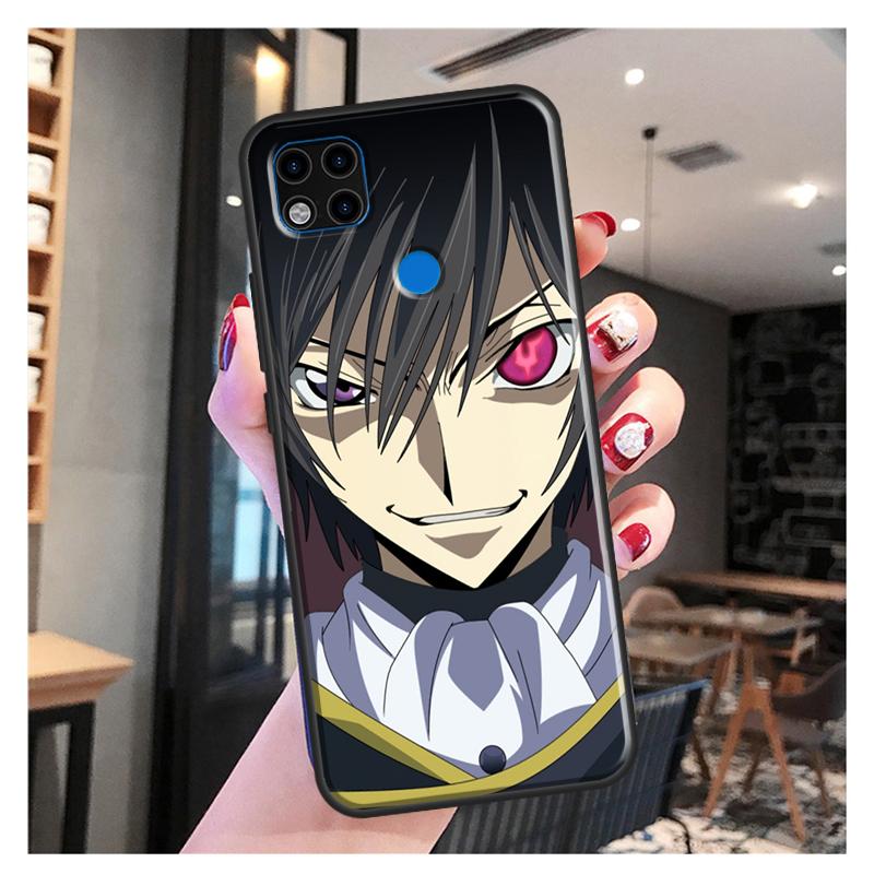 Чехол Lelouch Code Geass для Xiaomi Redmi Note 10 Pro Note 9 Pro Note 11 Pro 8T 9S 10S 10 9A 9T 9C