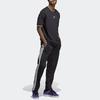Adidas Оригинальные прямые длинные спортивные брюки с логотипом в виде трилистника, черные IA6329