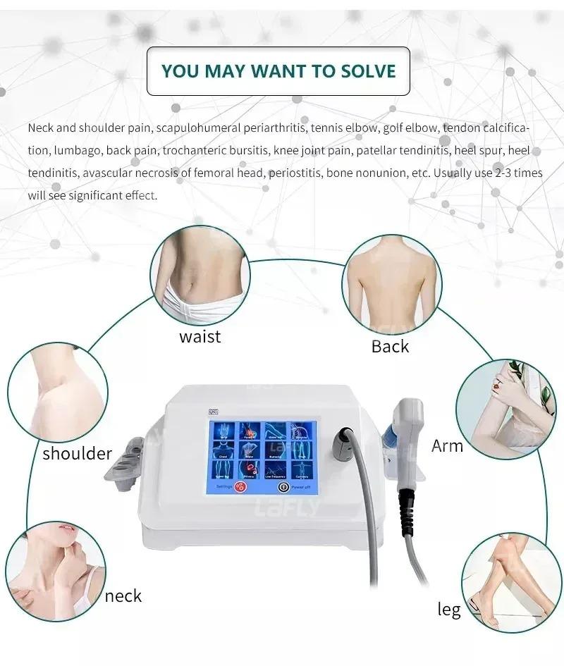 2025NEW Extracorporal Shock Wave Device Pain Therapy Physiotherapy Pneumatics Shockwave For Relaxation Treatment Body Relax Massager Q80
