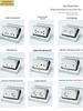 145 Aluminum Waterproof Floor Socket, Euro/French/British Standard Double Socket, Pop-up Design