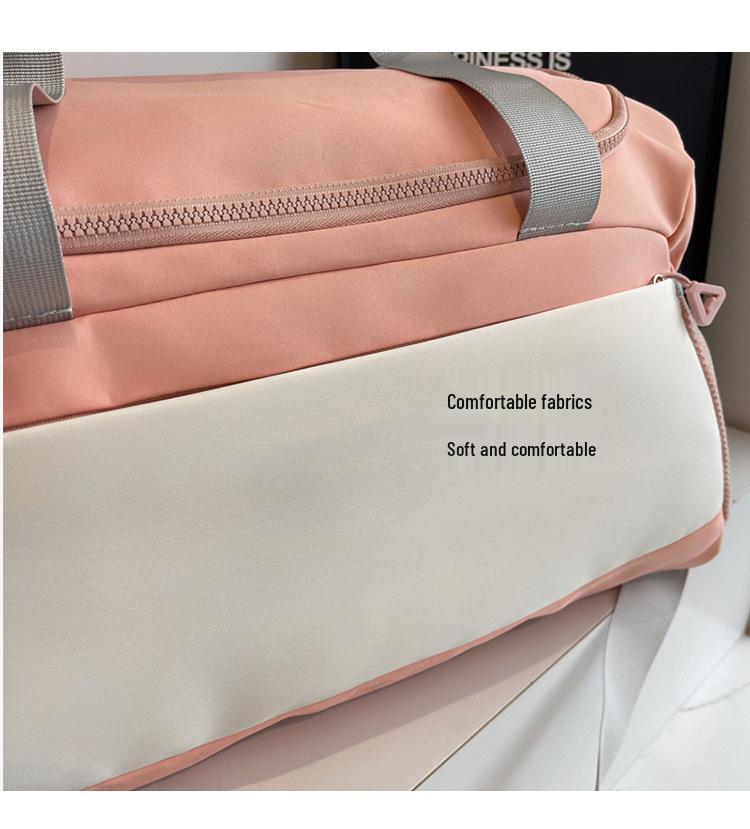 Trendy Water-Repellent Travel Bag with Shoe Compartment for Swimming and Fitness - Single Shoulder Crossbody with Large Capacity