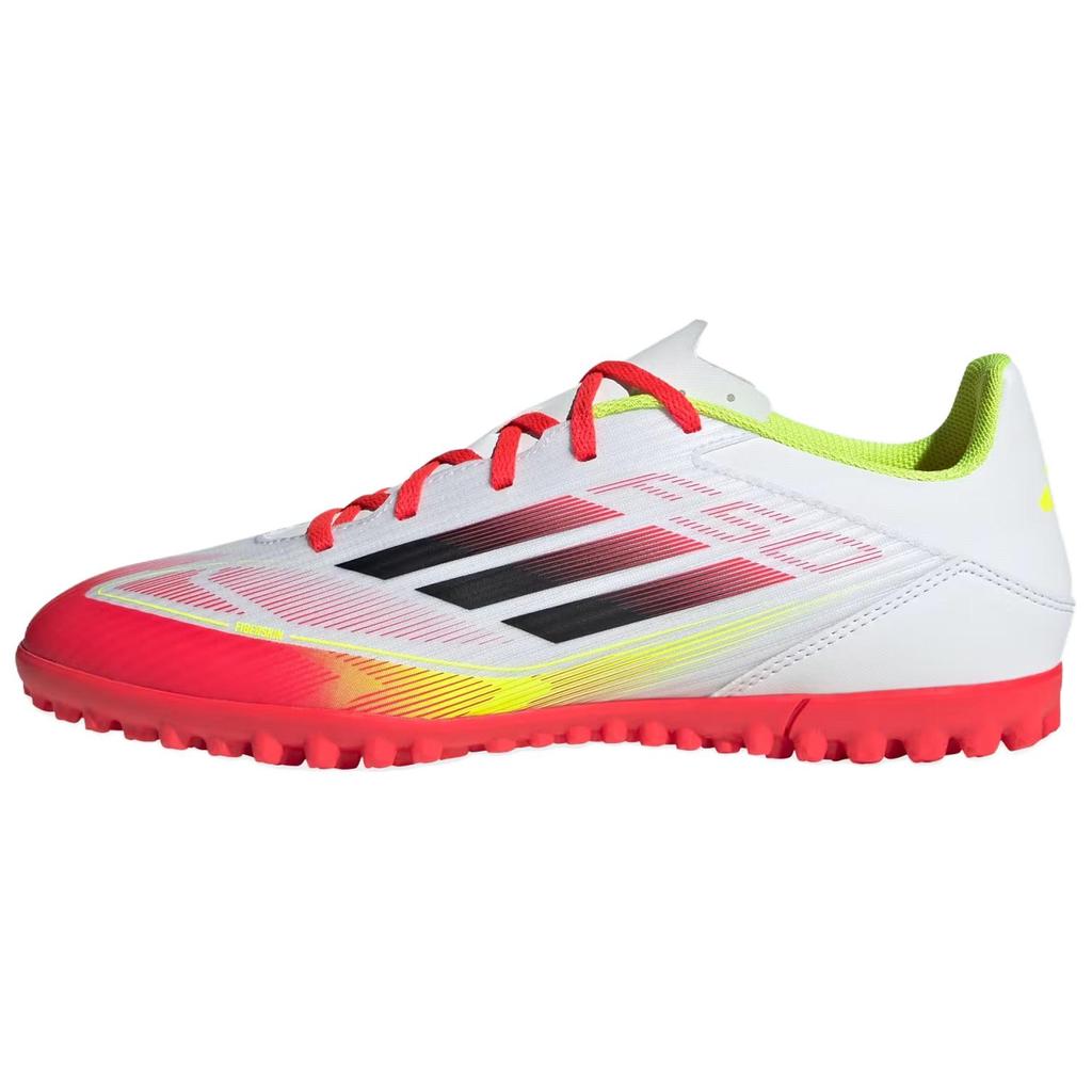 Adidas F50 Series Anti-Slip Wear-Resistant Soccer Shoes Unisex White Red Sneakers IE1225