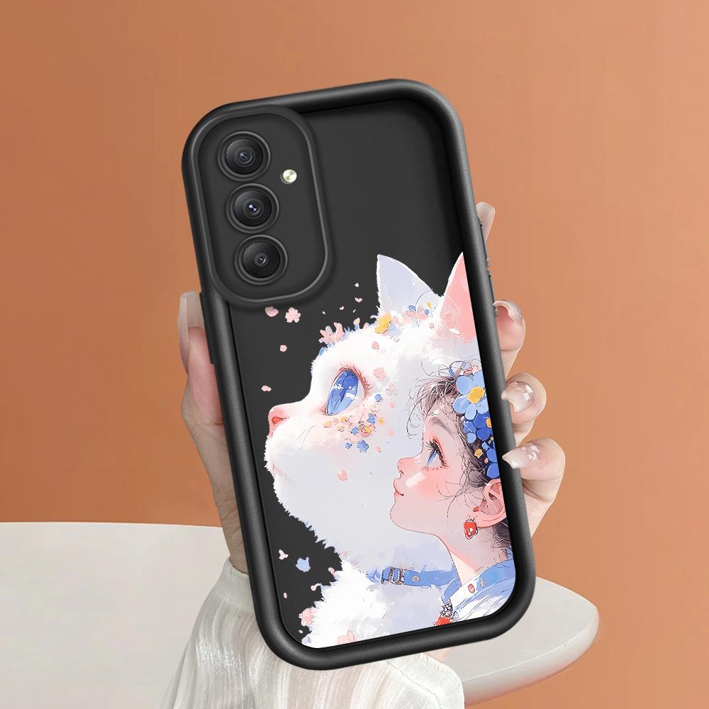 Мягкий силиконовый квадратный чехол с рисунком лестницы для телефона, полное покрытие, противоударный защитный резиновый чехол для камеры для Samsung