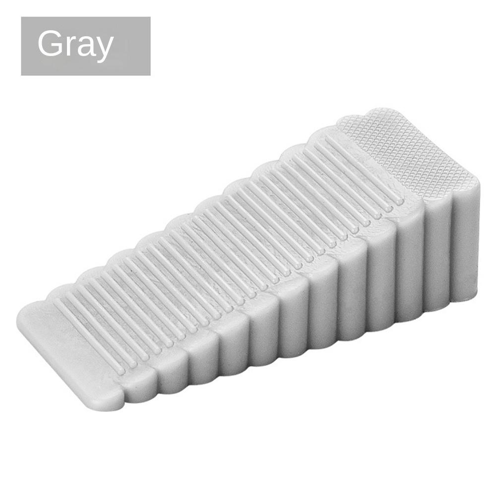 Safety Silicone Door Stop Stoppers Block Wedge Doorstops Door Stopper Home Office Door Rear Retainer Anti-collision Stop AVE