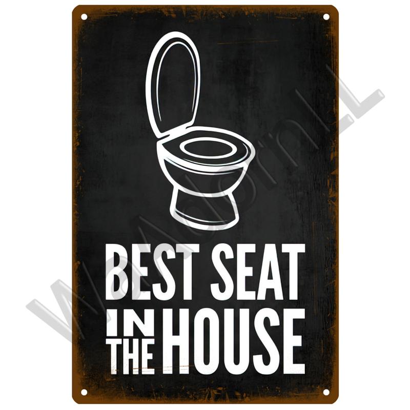 WC туалетная жестяная вывеска плакат винтажные настенные постеры металлический знак декоративная настенная тарелка кухонная табличка металлический винтажный декор аксессуары