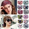 Bohemian Wide Cotton Stretch Headbands Women Headwrap Turban Headwear Bandage Hairbands Bandana Wide Headbands Hair Accessories