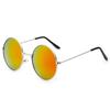 FOENIXSONG Stylish UV Protection Glasses for Women Men Pilot Round Gradient Mirror Womens Goggles Oculos Lentes Gafas De Sol