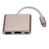 3 в 1 Type C - HDMI-совместимый USB 3.0 зарядный адаптер USB-C 3.1 Hub для Mac Air Pro Huawei Mate10 Samsung S8 Plus