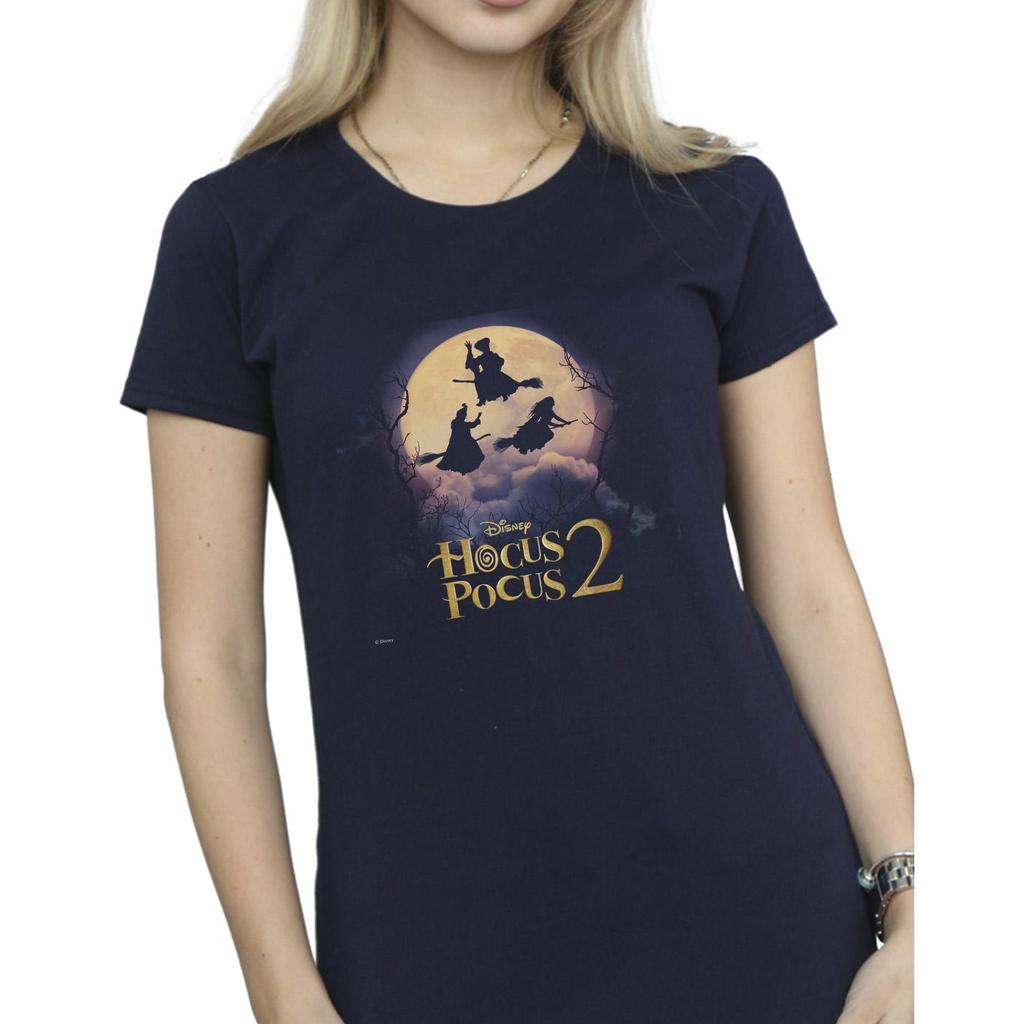 Disney Womens/Ladies Hocus Pocus Witches Flying Cotton T-Shirt