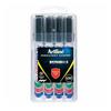 Artline Permanent Marker 5mm Chisel (Black 4/case)