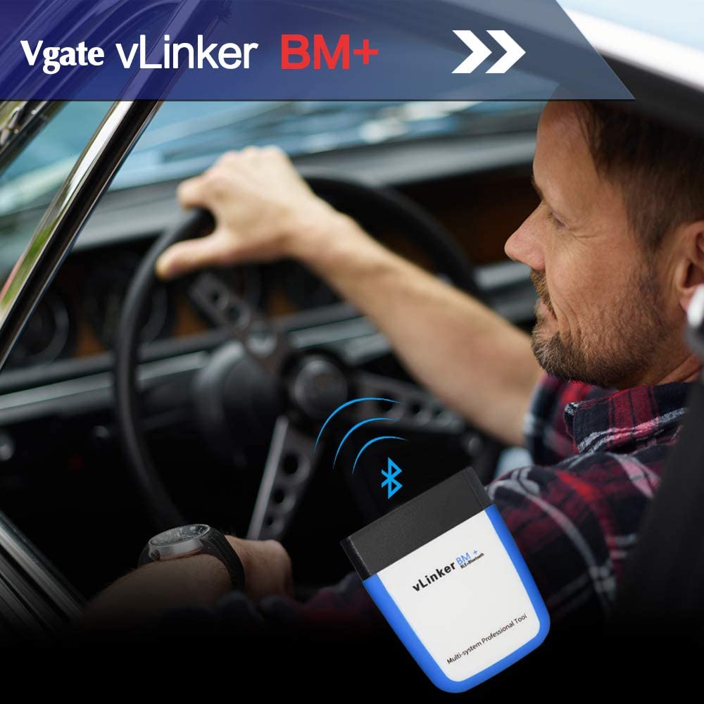 Vgate VLinker BM+ Инструмент для сканирования OBD автомобиля для BMW, для прошивки скрытых функций Bimmercode, специализированный ELM327 Bluetooth 4.0 для Android iOS, инструмент для сканирования кодов автомобиля