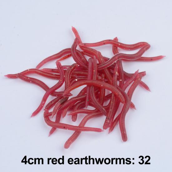 Набор мягких рыболовных приманок Яркий цвет Реалистичный вид Мини-размер Искусственные черви