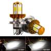 Фара для мотоцикла светодиодная BA20D H6 H4 лампы дальнего и ближнего света Moto LED лампа для фары мотоцикла 6000K белый 12V 1200LM