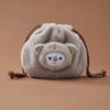 BT21 Детский плюшевый мешочек на шнурке «Более пушистое лицо»