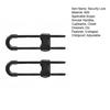 2 Pcs Sliding Cabinet Locks Baby Proofing Adjustable U-Shaped Safety Latches Easy Install Reusable Security Locks for Drawers Fridge