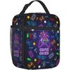 Ланч-бокс Gamer Lunch Bags Изолированная герметичная сумка для обеда для мужчин и мальчиков Многоразовые сумки Термосумка-холодильник Bento Tote Bag
