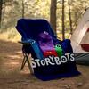 StoryBots Theme Printed Blanket - Perfect for Couch, Bed, Travel & Outdoor Use | Machine Washable, Cozy & Durable.