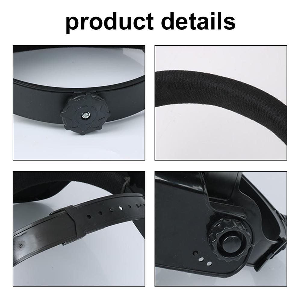 Automatic Dimming PC Welding Facemask Large View True Color Welding Facemask 130 Celsius  High Temperature