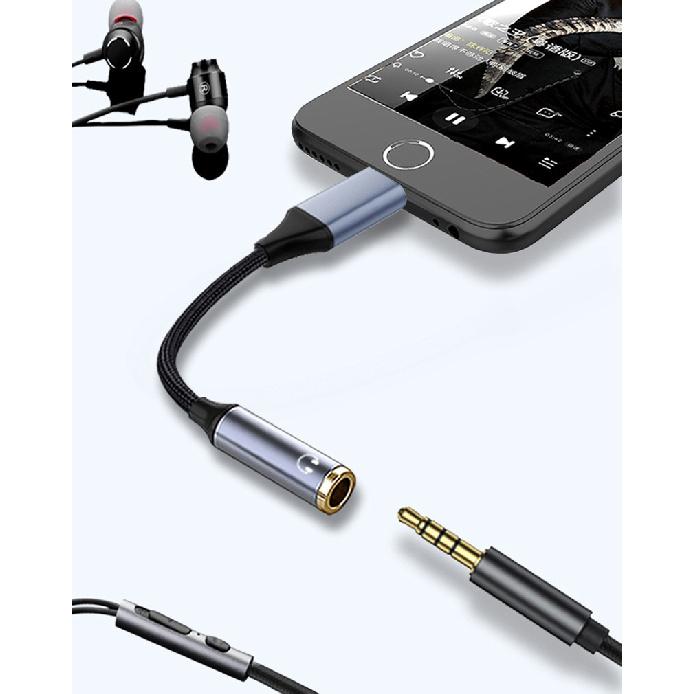 Аудиокабель 0,5 м / 1 м / 2 м / 3 м для Lightning на 3,5 мм Jack AUX-кабель-адаптер для iPhone 12 13 14 11 Pro XS Max XR 7 8 Подключение наушниковХороший продукт