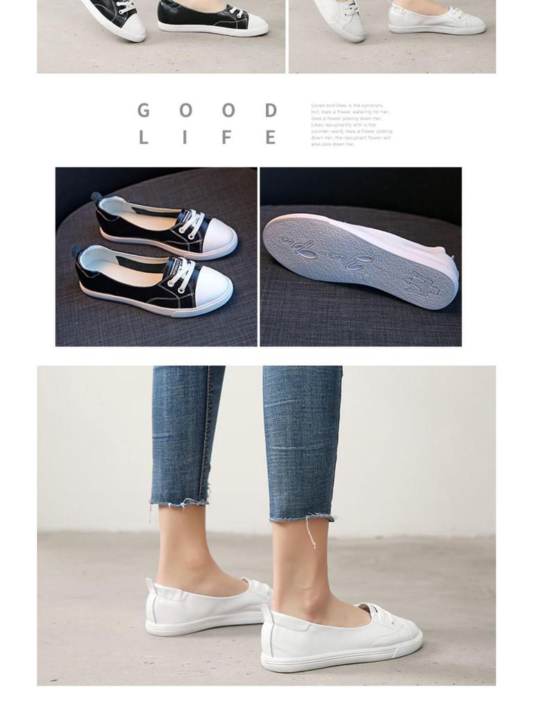 Женские белые балетки из натуральной коровьей кожи 2025 года: Повседневная одежда весна/лето для путешествий, беременных, студентов