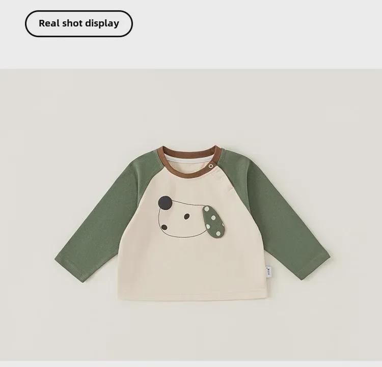 Футболка с длинными рукавами и принтом в виде мультфильма Youbao Kids для девочек и мальчиков (Весна осень) - QY14035