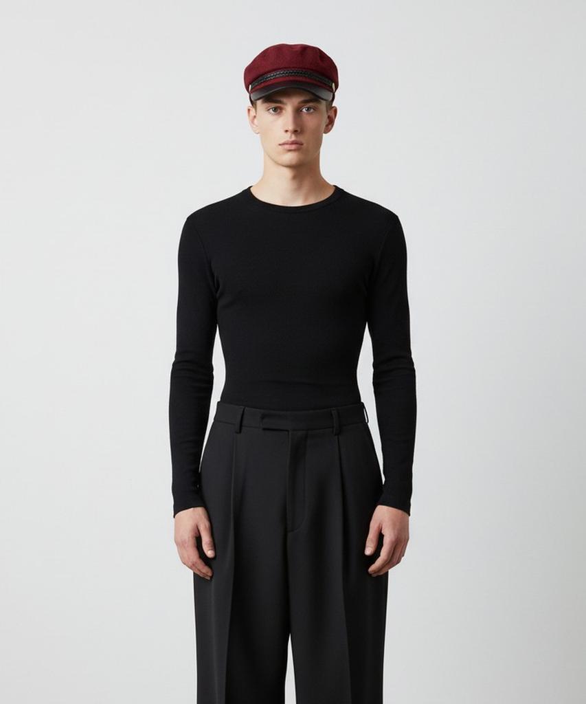 UNIVERSAL CHEMISTRY Wool Punk Rope Red Marine Cap