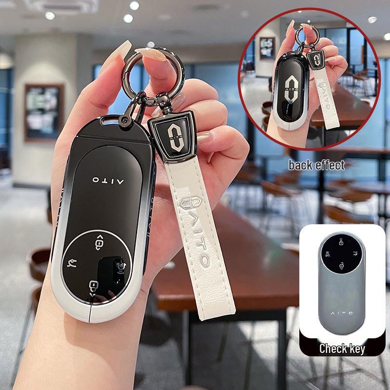 Чехол для ключей AITO M9: Металлическая пряжка для электросамоката AITO Huawei M9 с увеличенным запасом хода