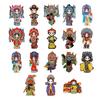 Peking Opera Character Refrigerator Magnet Chinese Style Wooden Peking Opera Role Fridge Magnet Home Kitchen