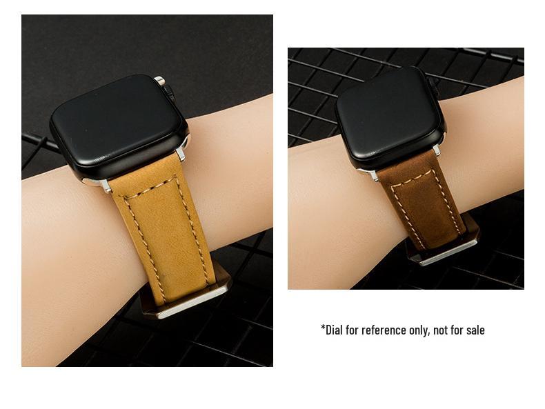 Матовый ремешок для часов из кожи Crazy Horse в стиле ретро 22/24/26 мм - Европейский и американский стиль