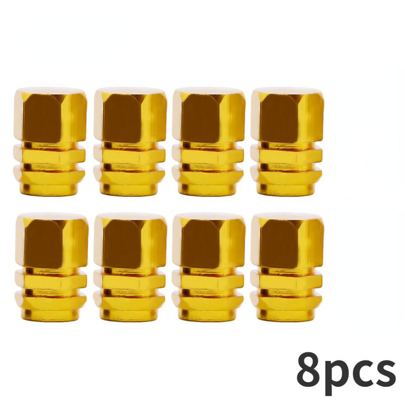 8/4 шт. Колпачки вентилей автомобильных колес и шин из алюминиевого сплава, колпачки вентилей автомобильных шин, колпачки штока, воздушные колпачки, герметичные крышки, автоаксессуары для мотоциклов